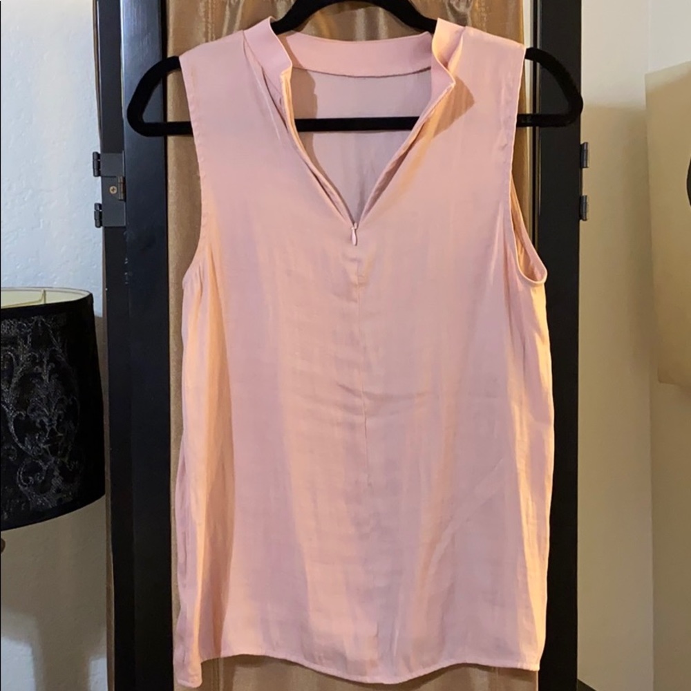 Pink work blouse
